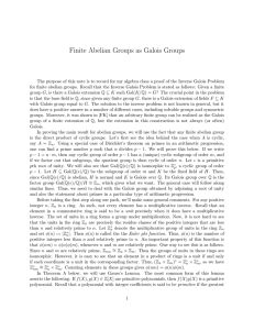 Finite Abelian Groups as Galois Groups