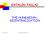 Hungarian Local Government System