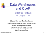 2005 OLAP/data warehouse transparencies to be used for COSC