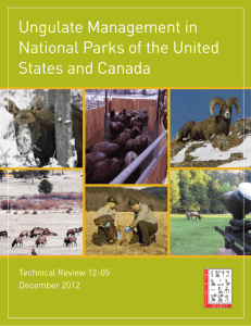 Ungulate Management in National Parks of the United States and