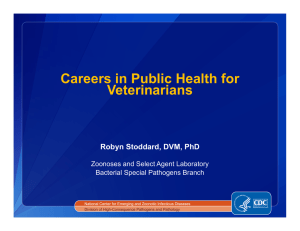 Careers in Public Health for Veterinarians