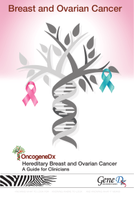 Breast and Ovarian Cancer