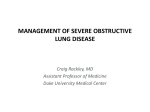Management of Obstructive Lung Disease