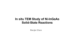 In situ TEM Study of Ni-InGaAs Solid