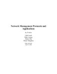 Network Management Protocols