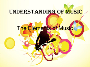 Elements of Music