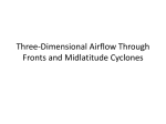 Three-Dimensional Airflow Through Fronts and Midlatitude Cyclones