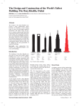 The Design and Construction of the World`s Tallest Building: The