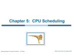 Module 6: CPU Scheduling