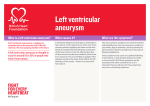 Left ventricular aneurysm - British Heart Foundation