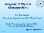 Electronic Structure - Chemistry Teaching Resources