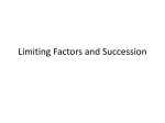 Bio Limiting Factors and Succession