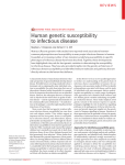 Human genetic susceptibility to infectious disease