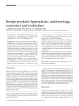 Benign prostatic hyperplasia: epidemiology, economics and