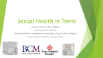 Sexual Health in Teens - Texas Children`s Hospital