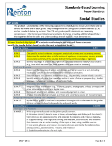 Social Studies - Renton School District