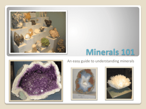 Minerals 101