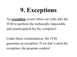 9. Exceptions