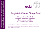 Bangladesh Climate Change Fund - European Capacity Building