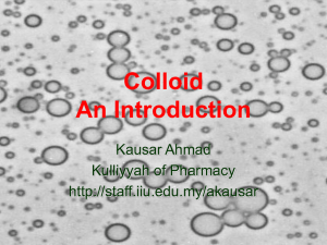 Colloidal