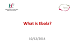 What is Ebola? - Health Protection Surveillance Centre