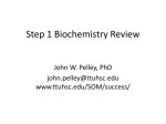 Step 1 Biochemistry Review