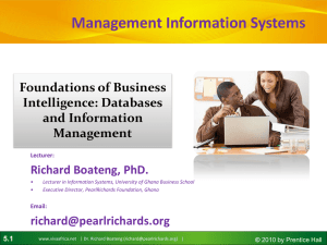 Management Information Systems