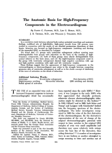 The Anatomic Basis for High-Frequency Components in