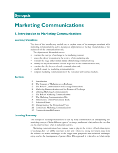 Marketing Communications