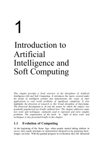 Introduction to Artificial Intelligence and Soft Computing