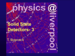 Solid State Detectors