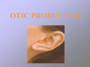 Otic Products