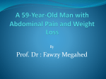 A 59-Year-Old Man with Abdominal Pain and Weight Loss