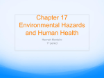 Chapter 17 Environmental Hazards and Human Health