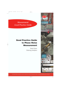Good Practice Guide to Phase Noise Measurement Measurement
