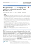 Karyopherin alpha 2 is a novel prognostic marker and a potential