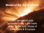 Two-Layer Solar Interior Model Presentation