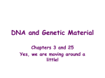 DNA and Genetic Material