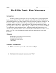 The Edible Earth: Plate Movements