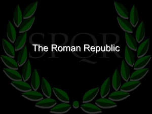 The Roman Republic - stephenspencer