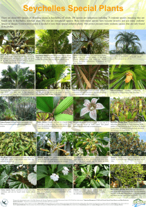 poster: Special Seychelles Plants