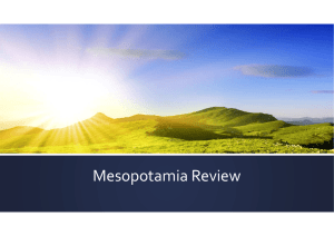 Mesopotamia Review ppt.