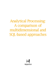 Analytical Processing