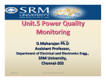Unit.5 Power Quality Monitoring