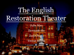 English Restoration Theater