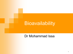 Indirect measure of bioavailability
