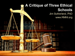 Three Ethical Schools