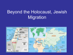 Beyond the Holocaust, Jewish Migration