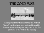 THE COLD WAR - Cabarrus County Schools