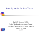 Diversity and Cancer